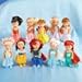 Collections Etc Little Princess Dolls and Includes Elsa, Anna, Snow White, Little Mermaid, and More- Set of 10, Each 4 in. Tall - Gift Ideas for Girls