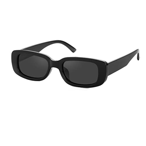 Small Rectangle Sunglasses for Women Men Square Frame Sun  display picture 2