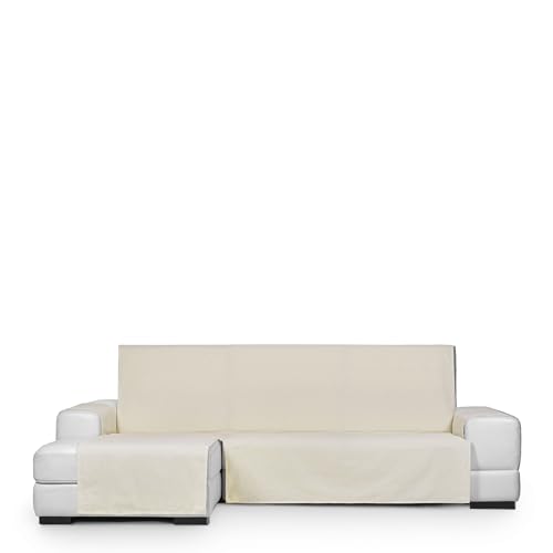 Eysa schmutzabweisender sofabezug mini für chaiselongue Linke Vorderansicht roh Design Genna