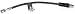 GM Genuine Parts 176-1202 Front Passenger Side Hydraulic Brake Hose Assembly
