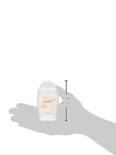 Eau Thermale Avene Mineral Fluid Sunscreen, Broad Spectrum SPF 50+, Water Resistant, Non-Greasy, 1.3 oz.