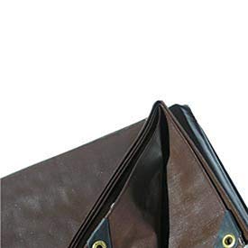 Super Heavy Duty Brown Tarp 8 Oz, 12'X20'