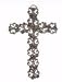Pewter Butterfly Wall Cross 5.25" X 3.5"