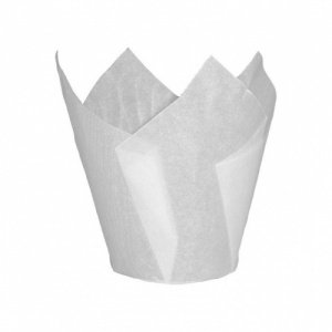 Bakery Direct 200 White Tulip Muffin Wraps