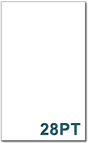 11x14 Backing Board (25 pieces) - Thick 28PT Cardboard with Solid White Core - Exceptional Photo & Art Backing/Product Packaging Chipboard for 11