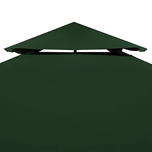 EBTOOLS 310 g/m² Grün Pavillon-Ersatzdach Pavillondach Pavillonabdeckung Ersatzdach für Pavillon, 3x3 m – Bild 2