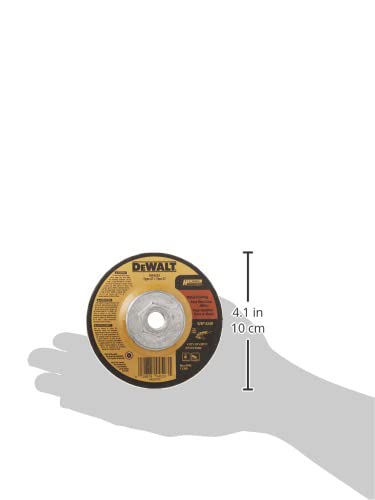 DEWALT Grinding Wheel, General Purpose for Metal, 4-1/2-Inch x 1/4-Inch x 5/8-Inch (DW4523)