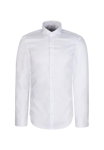 Seidensticker Chemise Ă Manches Longues pour Homme Coupe Extra Slim, Blanc., 39