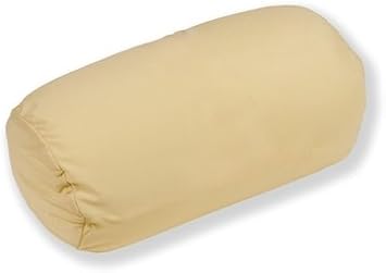 Amazon Com Squishy Deluxe Microbead Bolster Pillow Cream Home