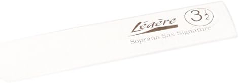 Légère Reeds - Soprano Saxophone Reed, Signature, Strength 3.50 (SSG3.50) - Premium Synthetic Woodwind Reed