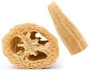 Natural Exfoliating Loofah 5 inches - Extra large body sponge for bath or shower (8 pack bulk)