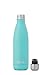 S'well Stainless Steel Water Bottle - 17 Fl Oz - Turquoise Blue - Triple-Layered Vacuum-Insulated Containers Keeps Drinks Cold for 36 Hours and Hot for 18 - BPA-Free - Perfect for the Go