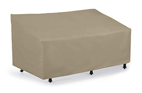 SunPatio Outdoor Patio Veranda Sofa / Loveseat Cover,Light Weight,Water Resistant, Eco-Friendly,Helpful Air Vents,60"L x 36"W x 30"H