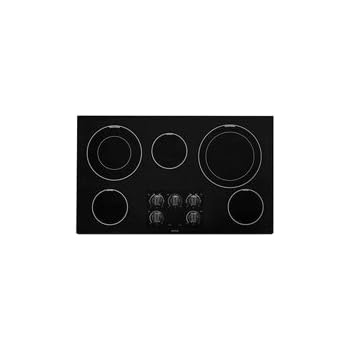 Amazon Com Maytag 36 Electric Cooktop With 5 Burners Black Glass