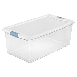 Sterilite 106 Qt Latching Storage Box, Stackable