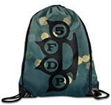 Huma Death Punch Fingers Shopping Knapsack Backpack Bags