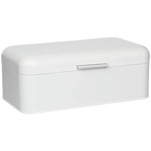 Culinary Couture Extra Large White Bread Box for Kitchen Countertop