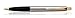 Parker Frontier Stainless Steel GT Ball Point Pen Brand New Quink Blue Ink Fine Nib