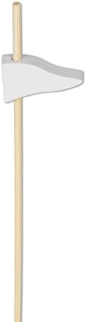 White Flag Appetizer or Sandwich Picks/Swizzle Sticks - 4 3/4" -100ct