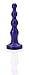 Tantus Ripple - Ultra-Premium Silicone Anal Butt Plug Beads - Large Midnight Purple