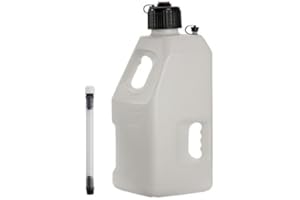 Fire Power LC Utility Container and Filler Hose with Screw Cap (White - 5 Gallon Capacity)