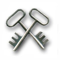 Navy Storekeeper Pin Oxidized Finish (1 inch)
