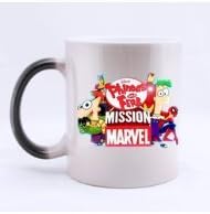 phineas and ferb mission marvel Custom Morphing Mug coffee cup-by Steel rose