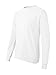 Hanes TAGLESS 6.1 Long Sleeve T-Shirt (White, Medium)