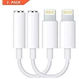 CSJ Apple Adapter Lightning to 3.5mm Headphone Jack Adapter for iPhone 7 Adapter