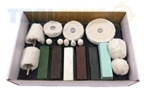 18PC POLISHING Buffing KIT Aluminium, Steel, Brass, Plastic