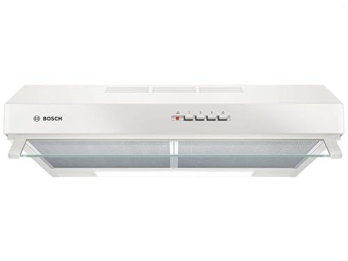 Bosch DUL63CC20 Serie 4 Unterbauhaube, 60 cm breit, Um- & Abluft, LED-Beleuchtung gleichmäßige Ausleuchtung, Drucktastenschalter, 3 Leistungsstufen, M