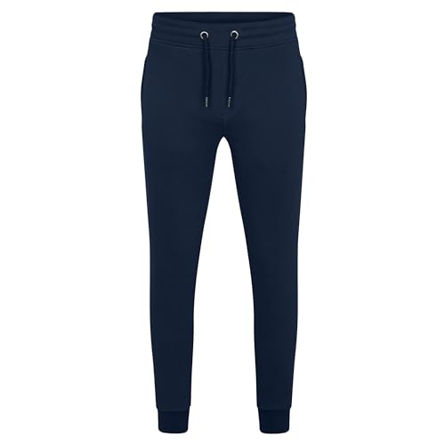 HRM 1500 Jogging Unisexe Premium I Pantalon de Survêtement Commerce Équitable Femmes et Hommes, 285 g/m² I en 70% Coton et 30% Polyester Recyclé, Bleu Marine, XXX-Large Unisex