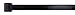 Cambridge 100 Pieces 17-in 175 Lb Tensile Strength Heavy Duty Cable Ties, Black UV Resistant, Nylon 6/6, UL Listed, Contractor Grade Quality Wire Ties