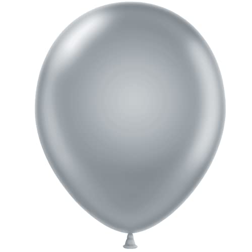 Matissa 5 pcs 36" (90 CM) Extra Large Balloons Giant big Pearlised Latex Air or Helium Wedding Birthday Christmas Party Decoration (Silver)