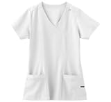 Classic Fit Collection by Jockey Women's Mock Wrap Scrub Top