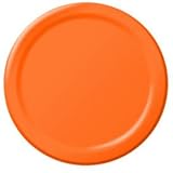 Orange Peel Big Party Pack Dessert Plates (50)
