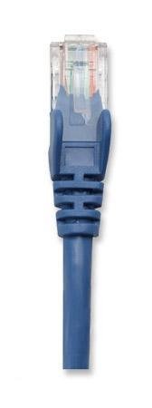 Intellinet, 75 ft. CAT.5E UTP Patch ethernet Cable with Snagless Molded Boots, Blue