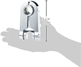 Aqualisa Pinch Grip Sliding Handset Holder 25mm Satin Chrome view 4