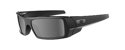 Oakley Mens Gascan Sunglasses (OO9014) Black Matte/Grey Plastic - Polarized - 60mm