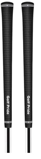 Golf Pride Unisex Adult Tour Velvet Golf Club Grip - Black, One Size (Pack of 2)