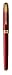 PARKER Sonnet Fountain Pen, Red Lacquer with Gold Trim, Solid 18k Gold Fine Nib