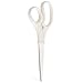 JAM PAPER Multi-Purpose Precision Scissors - 8 Inch - White - Ergonomic Handle & Stainless Steel Blades - Sold Individually