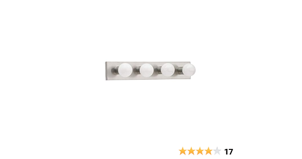 Sea Gull Lighting 4738 98 Center Stage Wall Sconce Lighting 4lt 160w Brushed Stainless Vanity Lighting Fixtures Amazon Com