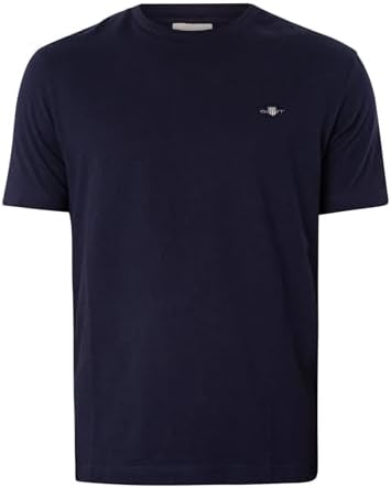 Herren Reg Shield T-Shirt T Shirt, Evening Blue, L EU