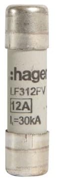 Hager - Cartridge fuse pv 10.3x38 12a 1000v direct current