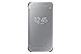 Samsung S-View Flip Cover for Samsung Galaxy S6 - Clear Silver
