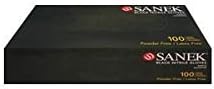 Graham Beauty Sanek, 78523, Nitrile Gloves, Small, Black,Pack of 100 EA