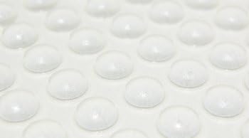 Self-Adhesive Rubber Feet - Clear Hemispherical (5mm x 11.1mm/.2" x .44") 100