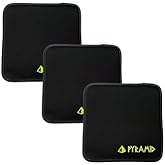 bowlingball.com (3-Pack Microfiber Bowling Ball Shammy Towel) Space Pyramid - Premium Quality Bowling Ball Shammy Pad with Easy Grip Backing - Cleans Dirt and Oil to Improve Ball Reaction and Scores