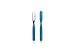 Sublime Climbing Brush - Classic Nylon Rock Climbing and Bouldering Brush (Blue/Orange)- Over 6,500 Bristles - 100% Recyclable with a 1 Year Guarantee on Bristles- Luminescent Blue